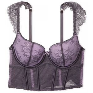 DREAM ANGELS
Lace Cap-Sleeve Corset Top‎